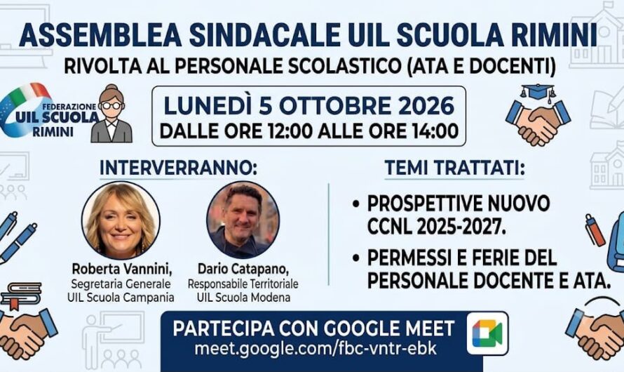ASSEMBLEA SINDACALE UIL SCUOLA RIMINI